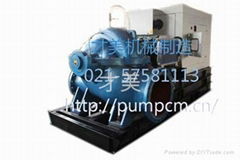 diesel engine driven double suction pump