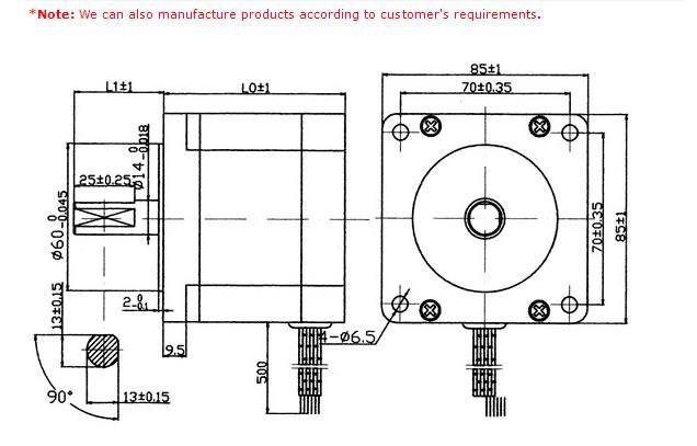 85mm High Torque Hybrid Stepping Motor  3