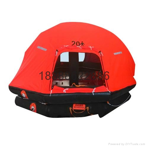 振华牌zhraz型抛投式自扶正气胀救生筏