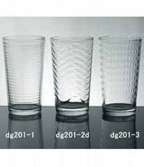 glass drinking tumbler