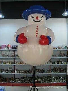 inflatable snowman outdoor
