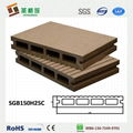 wood plastic decking wpc composite flooring