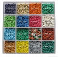 Colored EPDM granules
