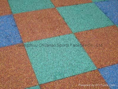 Rubber tile rubber flooring rubber mat for kindergartens used