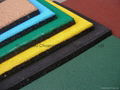 safety rubber tile rubber flooring rubber mat for playground and kindergarten
