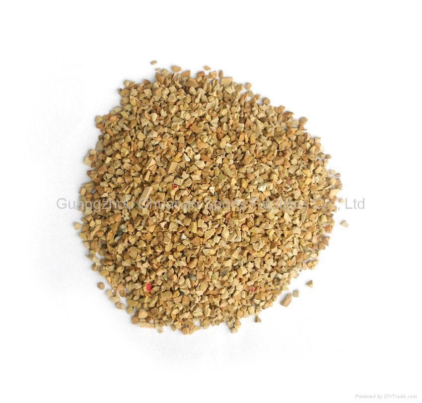 recycled rubber granule(earth yellow)