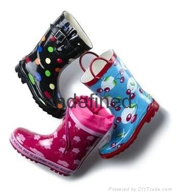 Rubber rain boots  Children rubber rain boots