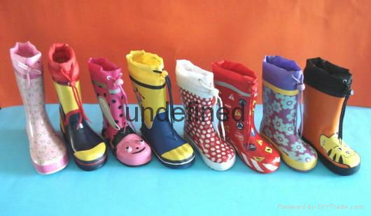 Rubber rain boots  Children rubber rain boots 2