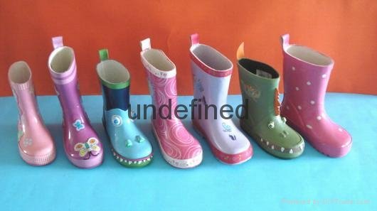 Rubber rain boots  Children rubber rain boots 4