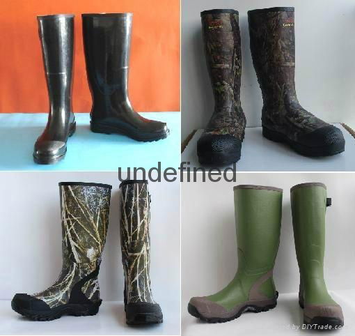 Various waterproof rubber rain boots 2
