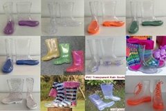 Transparent Children Boot,Kid Rain Boots,Transparent child boots