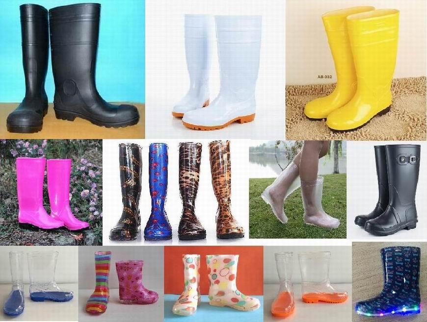 PVC rain boots Rain boots Transparent boots PVC boot 2246 Popular (China Trading Company