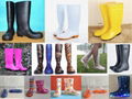 PVC rain boots  Rain boots  Transparent