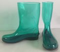 Transparent ladies boots,Transparent women boots,Female rain boots 3