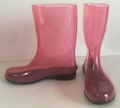 Transparent ladies boots,Transparent women boots,Female rain boots 5