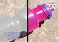 A temperature change of the ink color paint can be used for baby bottles