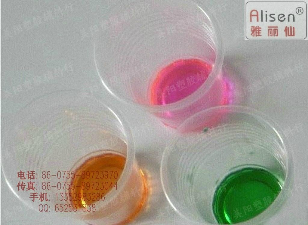 Temperature transparent fluorescent paint dye ink series 2