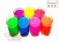 Flowers (alcohol soluble fluorescent yellow dye) have a variety of colors 1