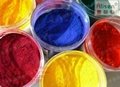 Red fluorescent transparent water leather (alcohol) dyes