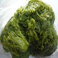 Frozen shredded seaweed wamake stem