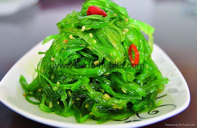 Frozen shredded seaweed wamake stem chuka salad