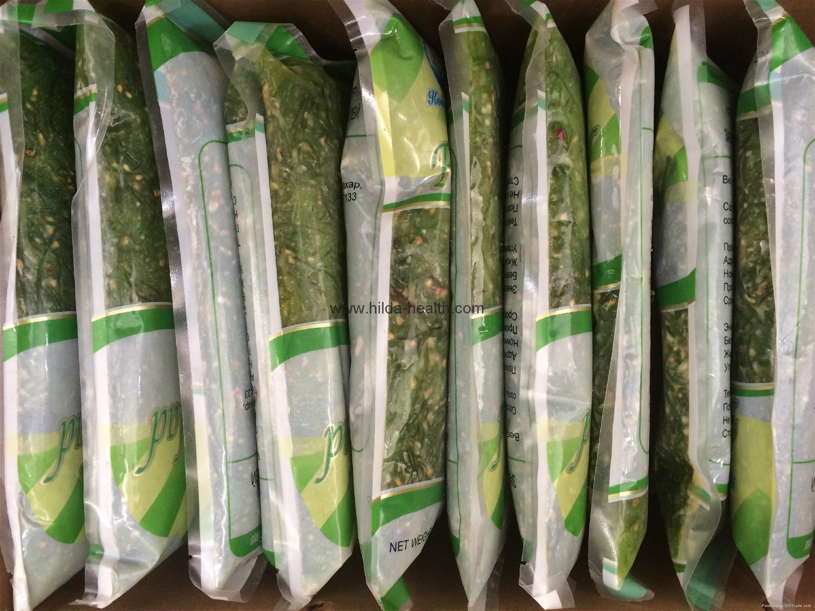 Frozen shredded seaweed wamake stem chuka salad 1kg bag