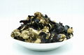 Dried white back black fungus 