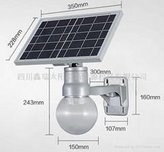 太阳能一体化球形罩路灯