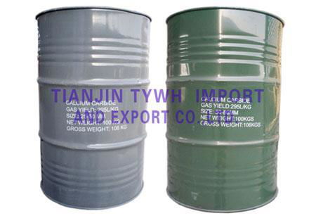 Calcium Carbide in Grey or Green Drum 