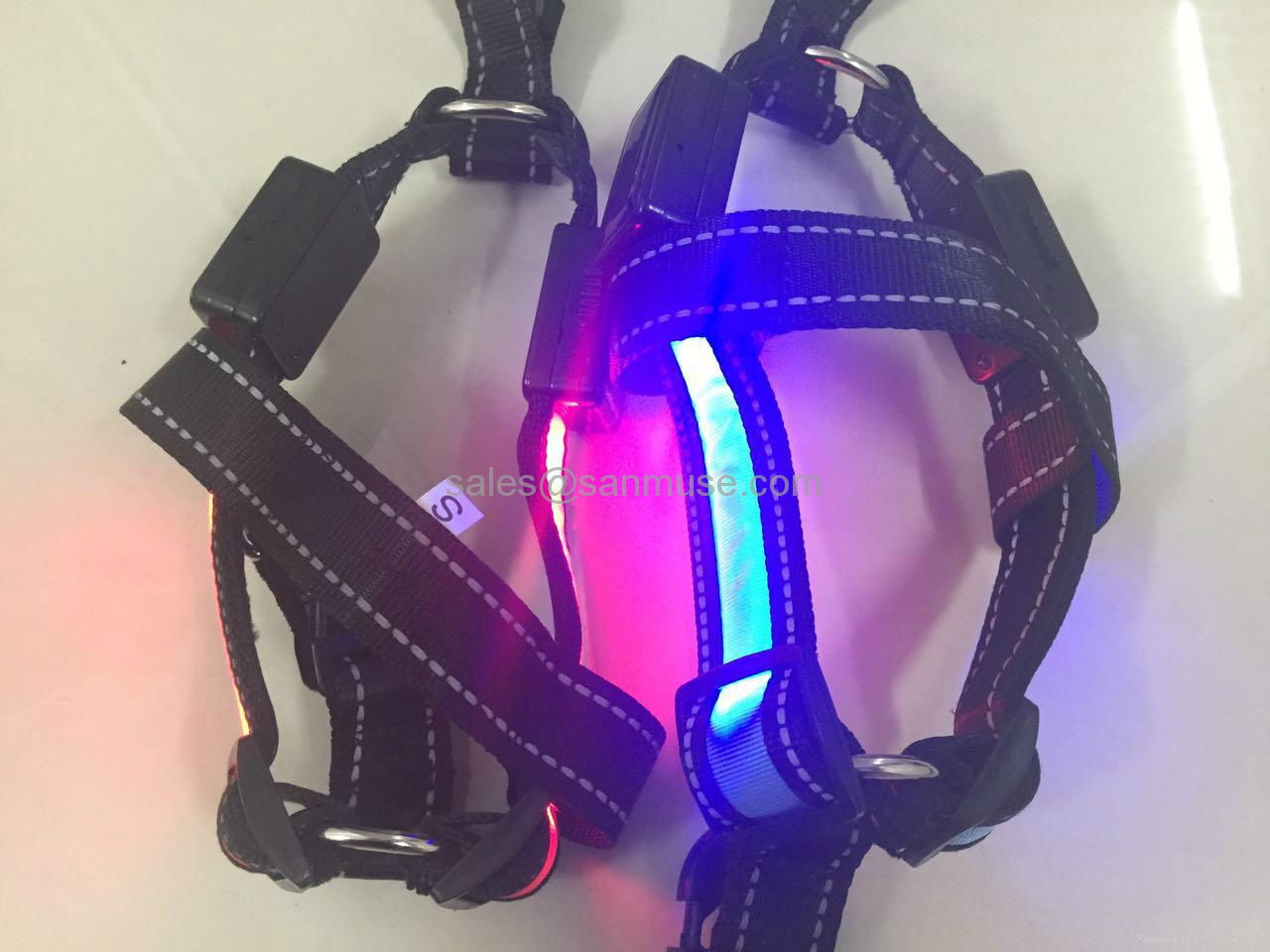 Solar charging Led pet vest 3