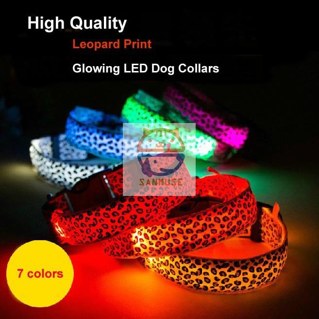 Night Safety Warning Light LED Dog Collar-Usb Charging 2