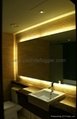 Bathroom illuminated vanity mirror