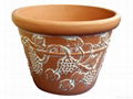 pu flower pot