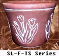 pu flower pot