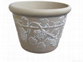 pu flower pot