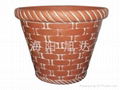 pu flower pot