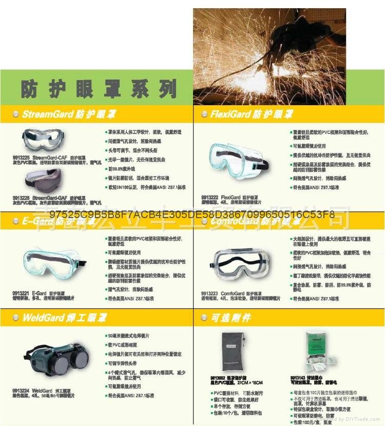 梅思安防護眼罩 4