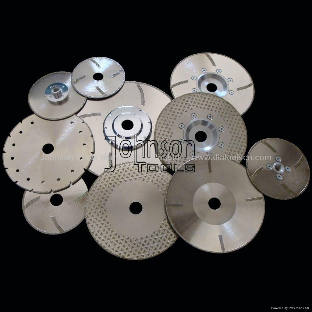 Electroplated diamond tool: saw blade 3