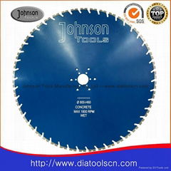 800mm wall saw blade with tapered U