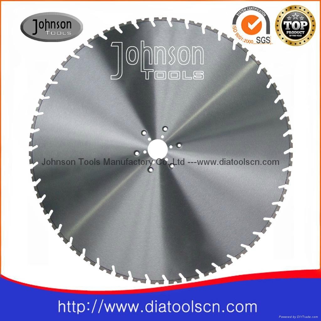 800mm wall saw blade with tapered U 2