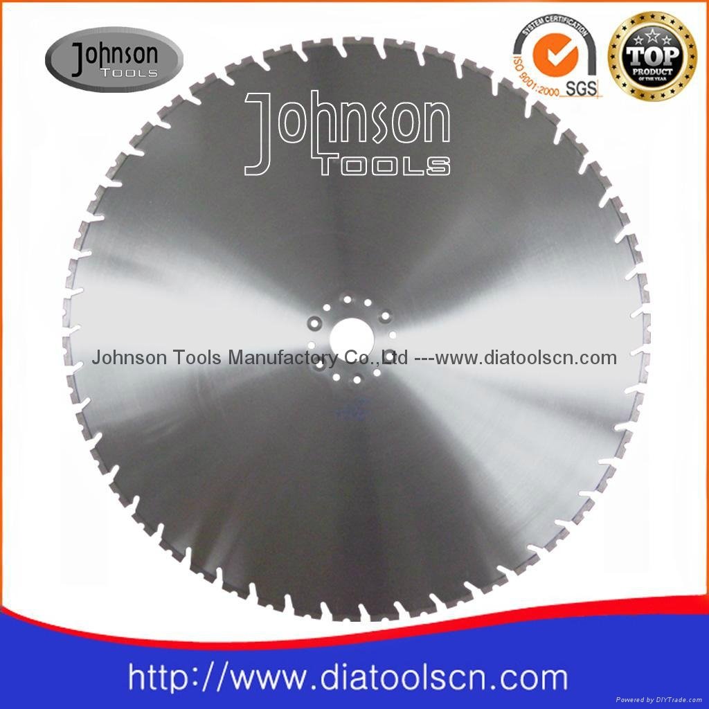 800mm wall saw blade with tapered U 3