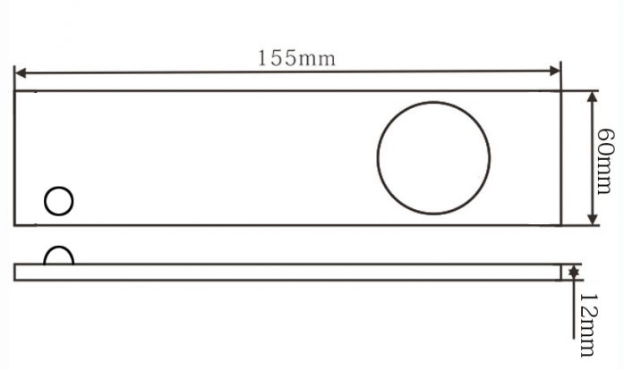 Rechargable battery motion sensor LED Cabinet  Light 4