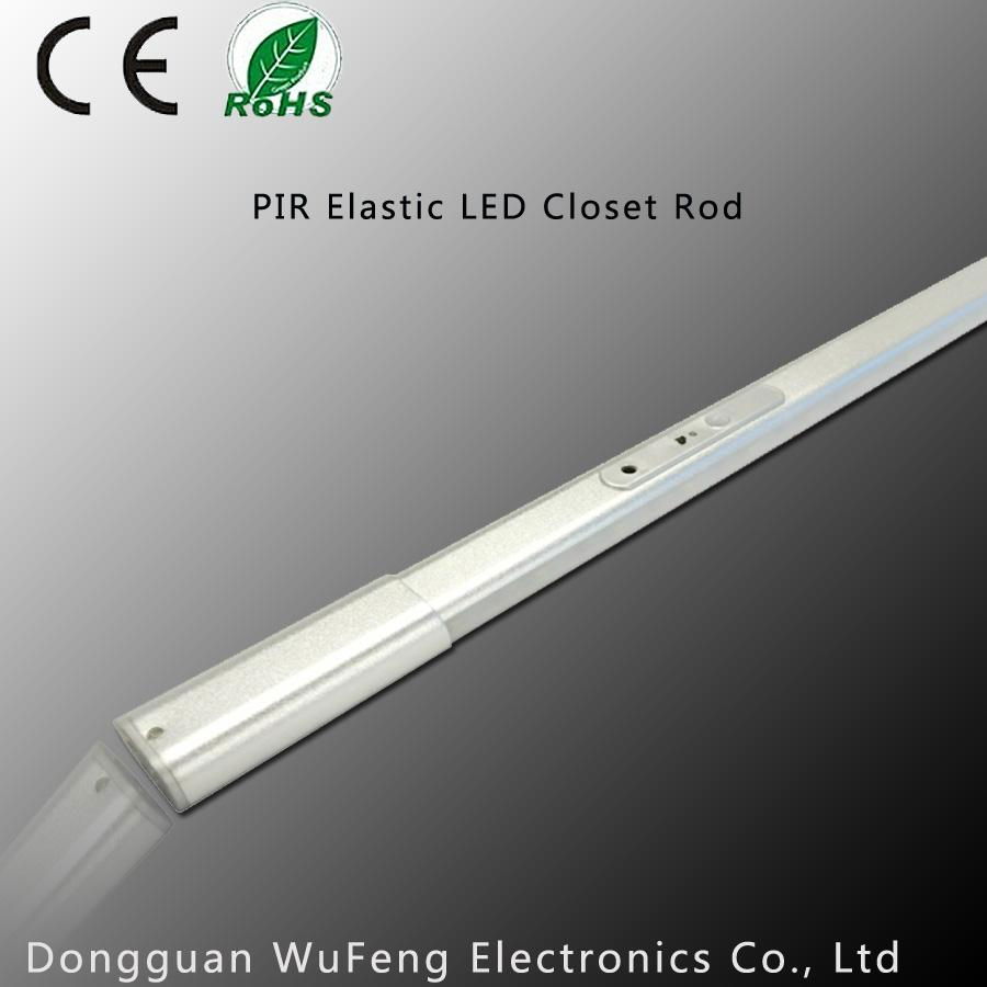 Motion sensor switch Led Closet Rod for wardorde with CE, RoHs Certification 2