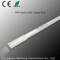 Motion sensor switch Led Closet Rod for wardorde with CE, RoHs Certification