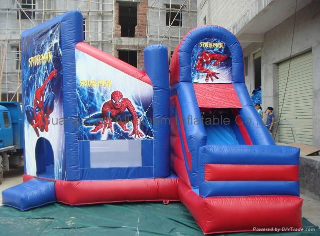 inflatable spider-man bouncy house 2