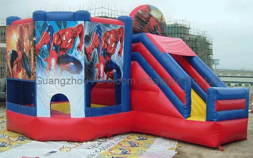 inflatable spider-man bouncy house 4