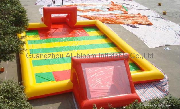 inflatable football field/inflatable football court/inflatable football pitch 5