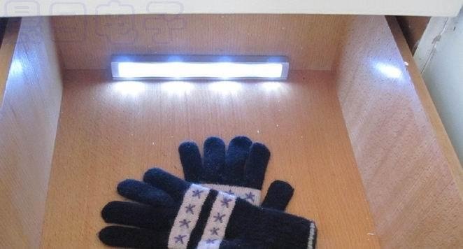 新款LED震動感應燈 衣櫃燈櫥櫃燈 2