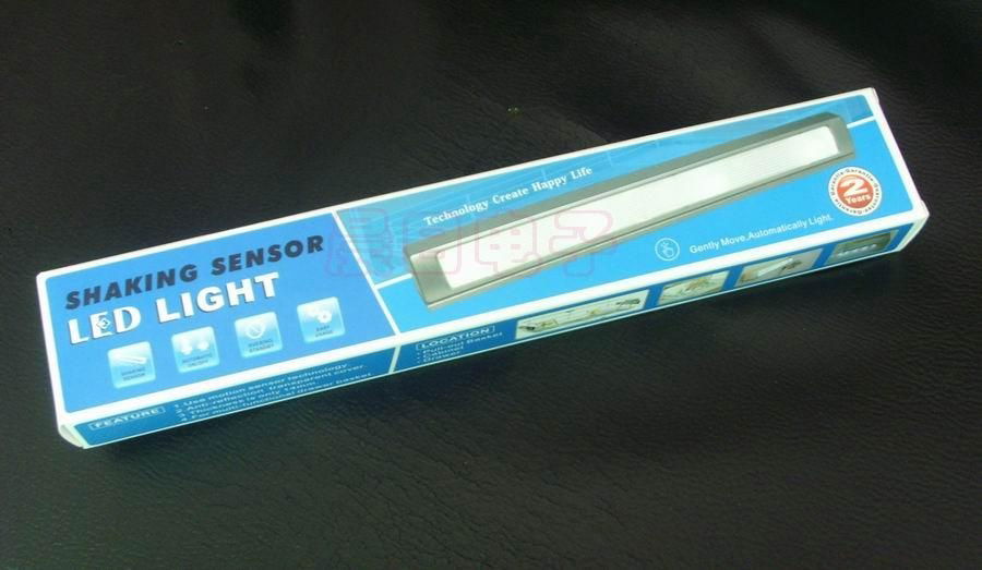 新款LED震動感應燈 衣櫃燈櫥櫃燈 5