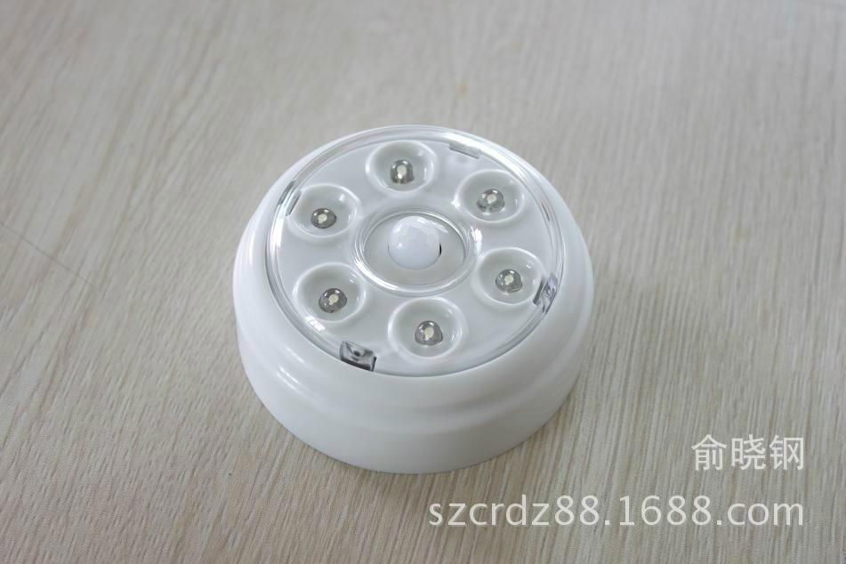 6 LED Wireless Infrared PIR Auto Sensor Motion Detector Battery  3